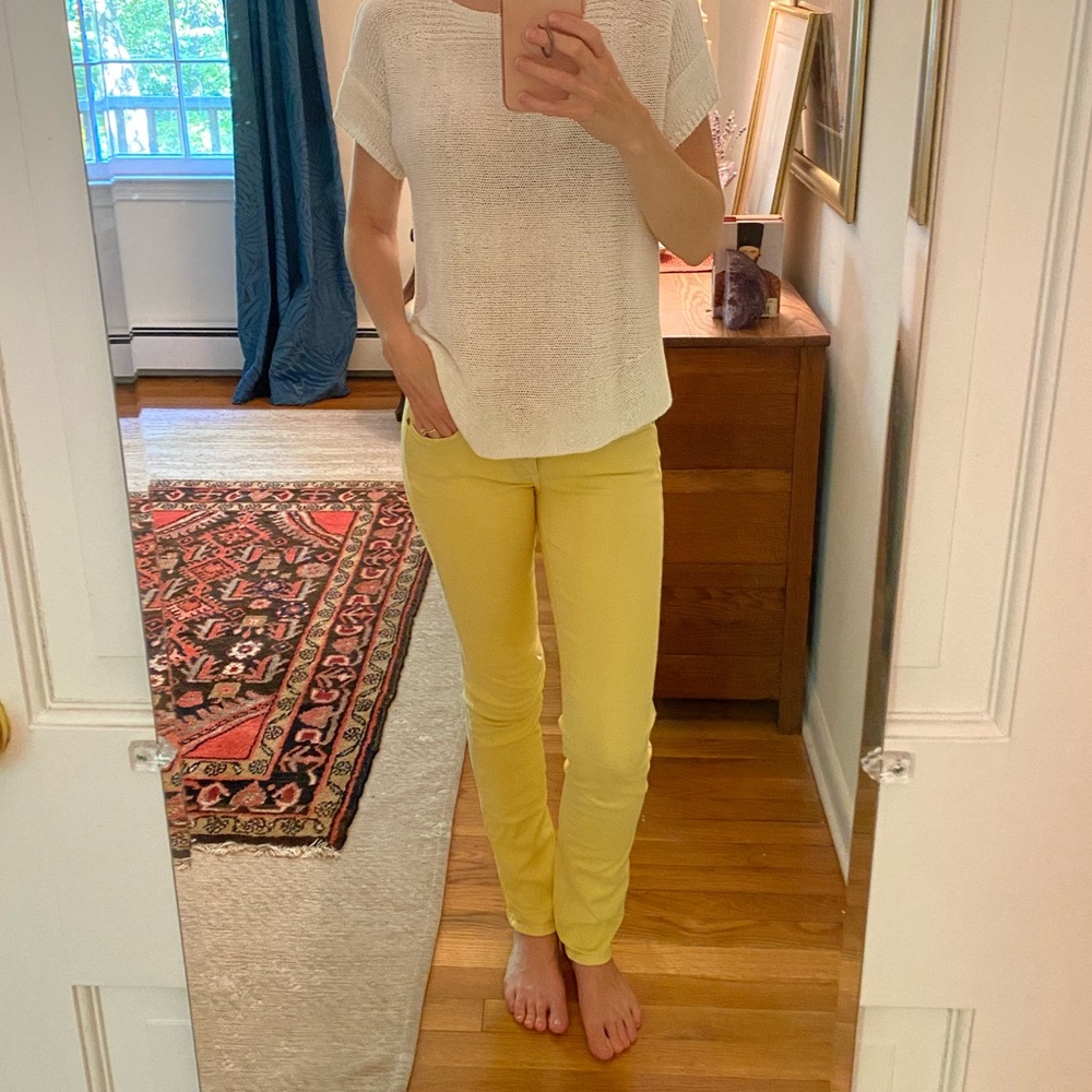 Yellow Paige skinny jeans